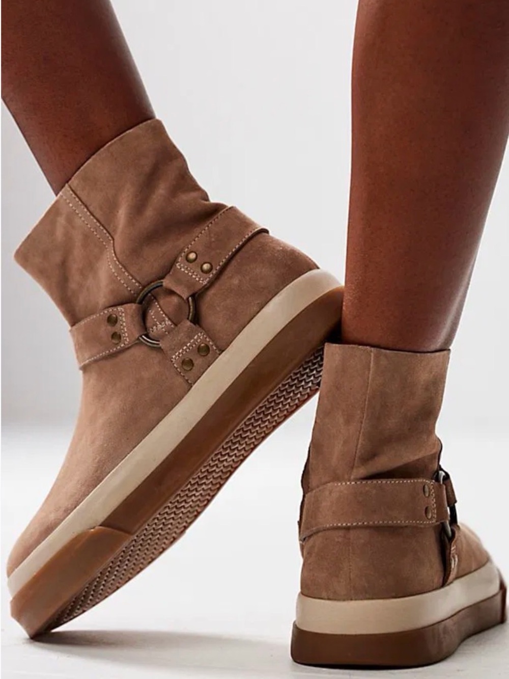 Free People Bodhi Harness Boots Women's  Suede Moto
Ankle Boot